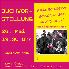 Buchvorstellung: Anscheinend gehört die Welt uns?